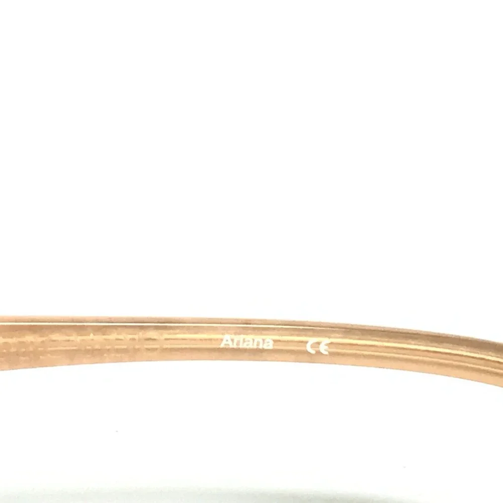 Carmen Marc Valvo Eyeglasses Frames Ariana Truffle Gold Brown Nude 53-15-135